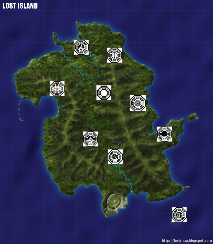 Интерактивная карта lost. Карта острова лост. Lost карта острова.