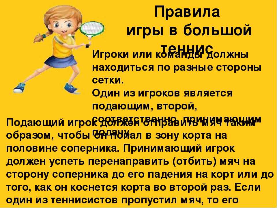 Презентация про теннис на английском