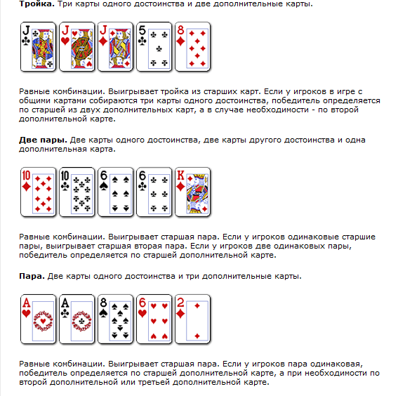 Игра 52 карты правила. Комбинации Покер 36 карт комбинации. Выигрышные комбинации в покере. Комбинаций в карточной игре 101. Трехкарточный Покер комбинации карт.