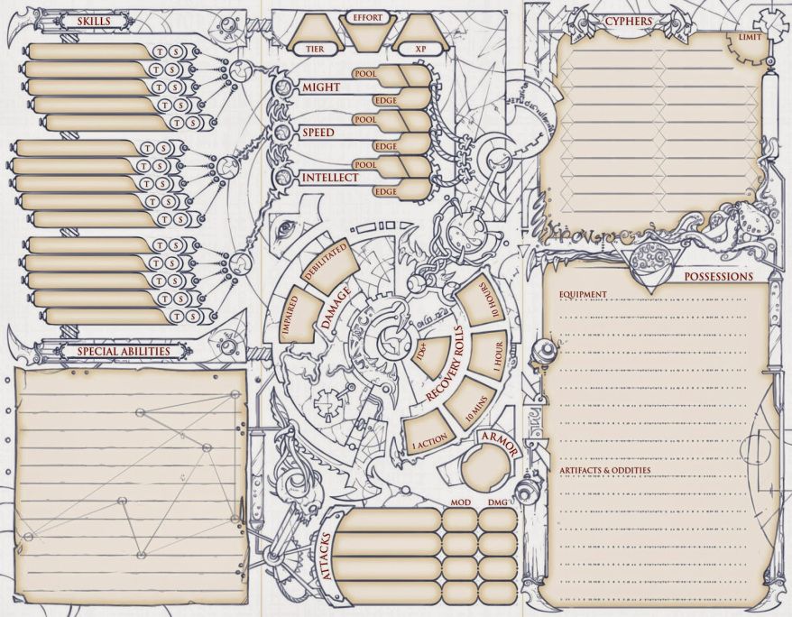 Pathfinder бланк персонажа электронный вариант