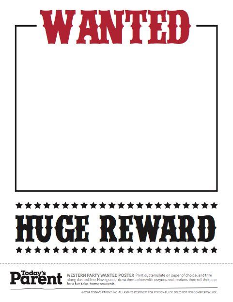 Сделать картинку wanted