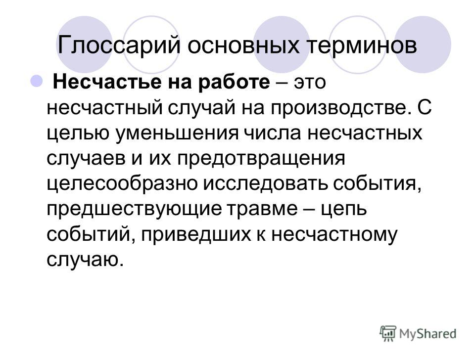 Терминологический словарь терминов