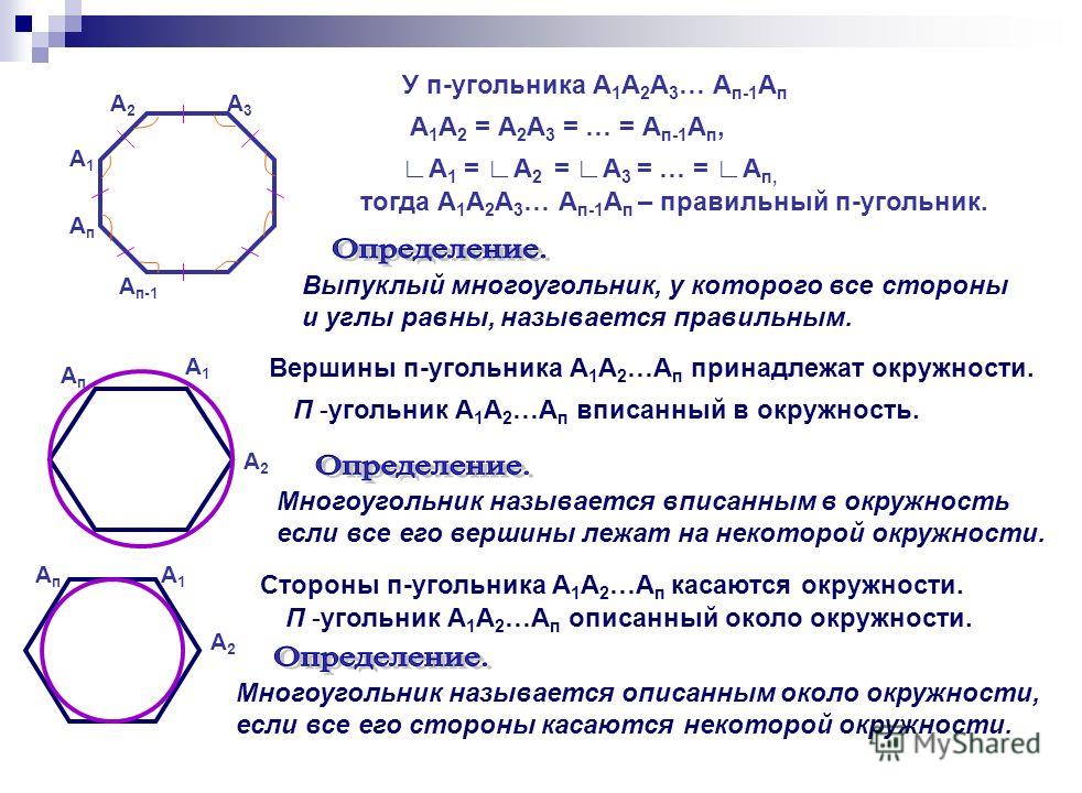 Сумма n угольников