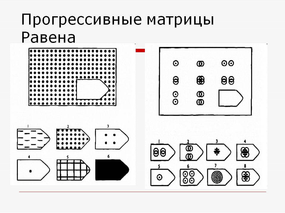 Пройти тест матрицы равена