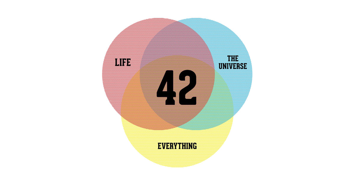 Life is 42. Ответ на главный вопрос жизни Вселенной и вообще. Главный вопрос жизни Вселенной и всего такого. Ответ на главный вопрос жизни Вселенной. Ответ на главный вопрос жизни.