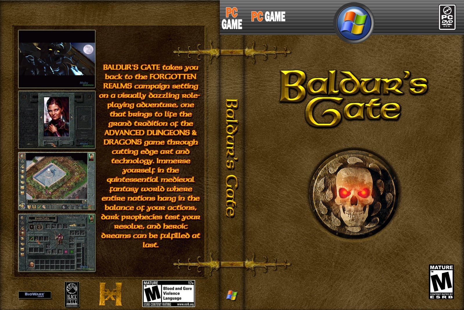 Baldurs gate похожие игры. Baldur's Gate 1998 обложка. Балдурс гейт 1 обложка. Baldur's Gate обложка ps1. Болдерсгейт 3 обложка.