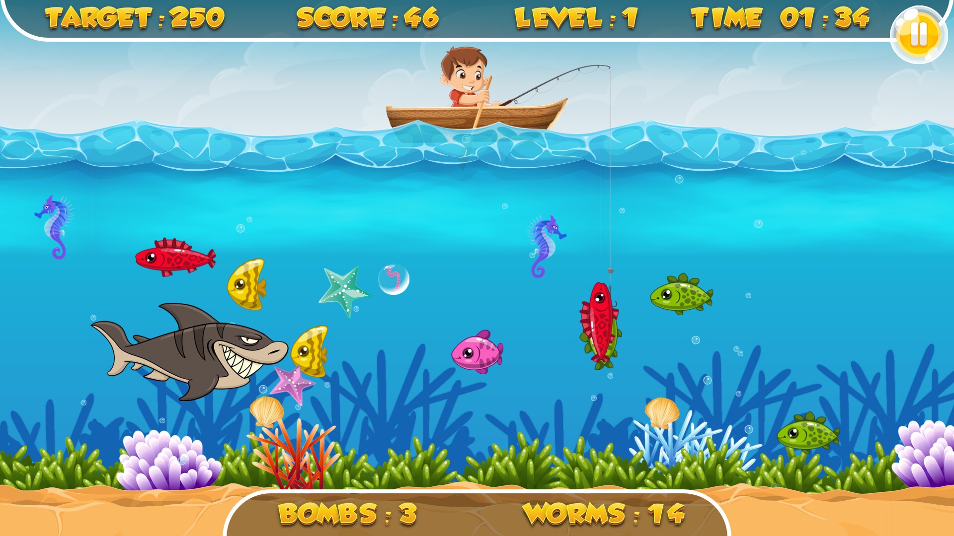 Fish games. Игра весёлая рыбалка. Игра веселый Рыбак. Пять рыбок игра. Звёздные рыбы игра.