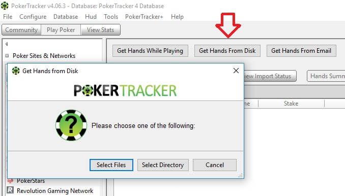 импорт рук PokerTracker 4