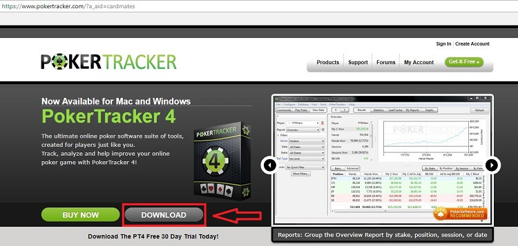 Сайт PokerTracker 4