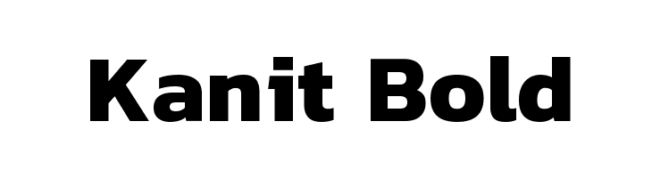 Kanit Bold  Free Fonts Download
