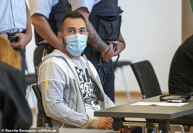 The lead defendant in the gang rape case, named only as Majd H, wore a face covering as per coronavirus guidelines but appeared to be smirking as he appeared in court. He was jailed for five and a half years, while seven others received between three and four years in prison
