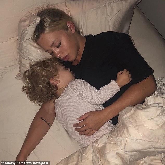 Birthday love! She is known for her racy Instagram photos, but Tammy Hembrow instead posted a heartwarming tribute to her daughter, Saskia, on Tuesday morning