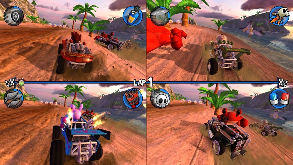 Игры на пс4 про на двоих. Beach Buggy Racing ps4. Beach Buggy Racing 2 для плейстейшен 4. Buggy 1998 ps1. Beach Buggy Racing 2 Xbox one.