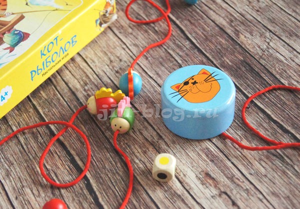Кот - рыболов Настольная игра