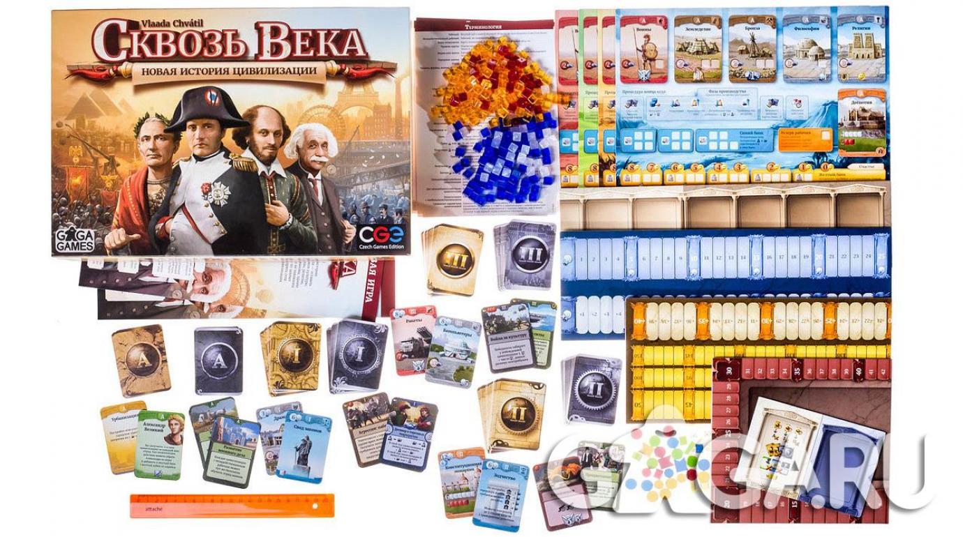 Сквозь века настольная игра