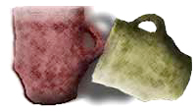 Image of two Bronze Age drinking beakers