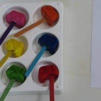 Paint Pops 2 painting with ice paint