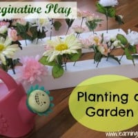 DIY Skittles & Games Imaginative Play - Planting a Garden
