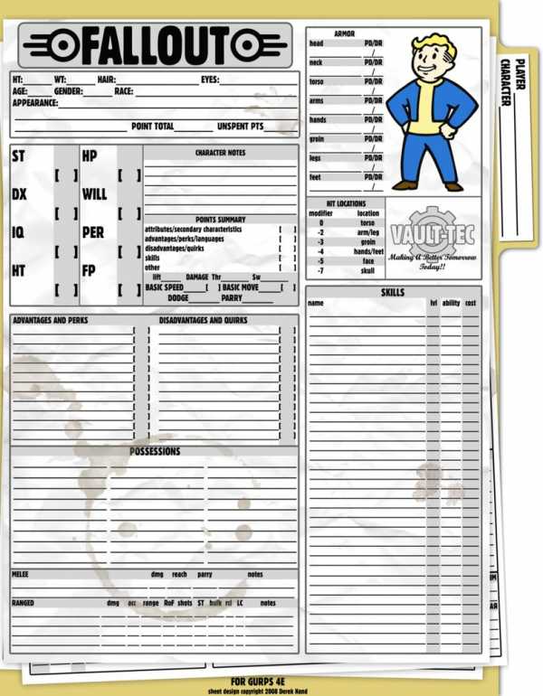 Pathfinder бланк персонажа электронный вариант